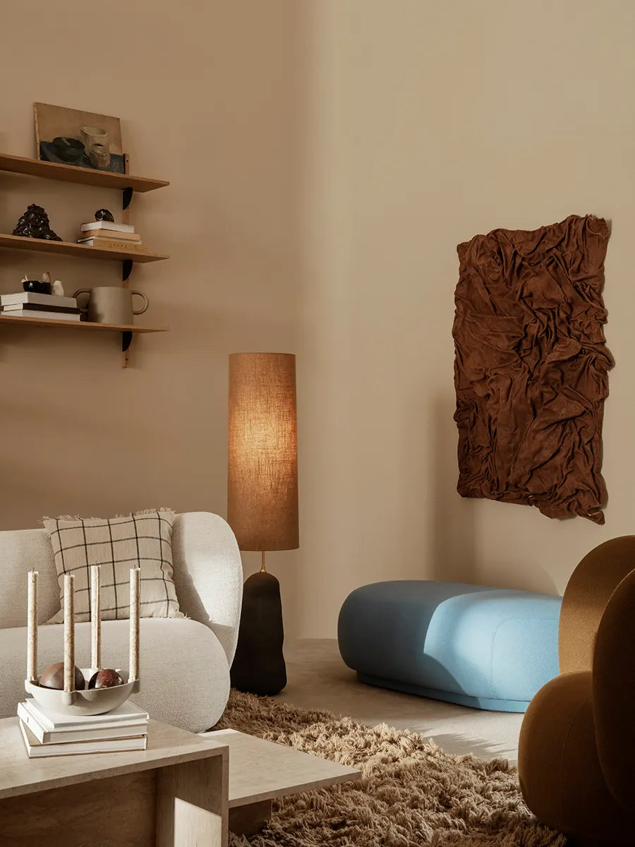 Rico Sofa 3 Bouclé, off-white fra Ferm Living