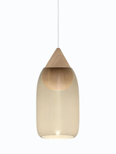 Liuku Base Drop pendel fra Mater - Inkl. røget glasskærm - Jacobsen Plus