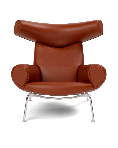 OX Chair - Cera 905 læder i Russet Brown af Hans J. Wegner - 1 - Jacobsen Plus