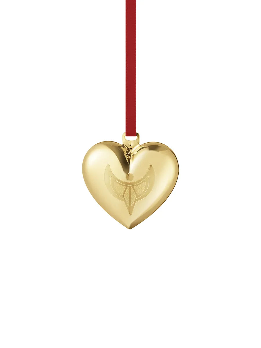 2024 Julehjerte, guldbelagt messing fra Georg Jensen - 1 - Jacobsen Plus