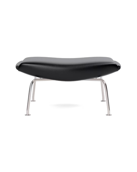OX Skammel - Primo 88 læder i Sort af Hans J. Wegner - 1 - Jacobsen Plus