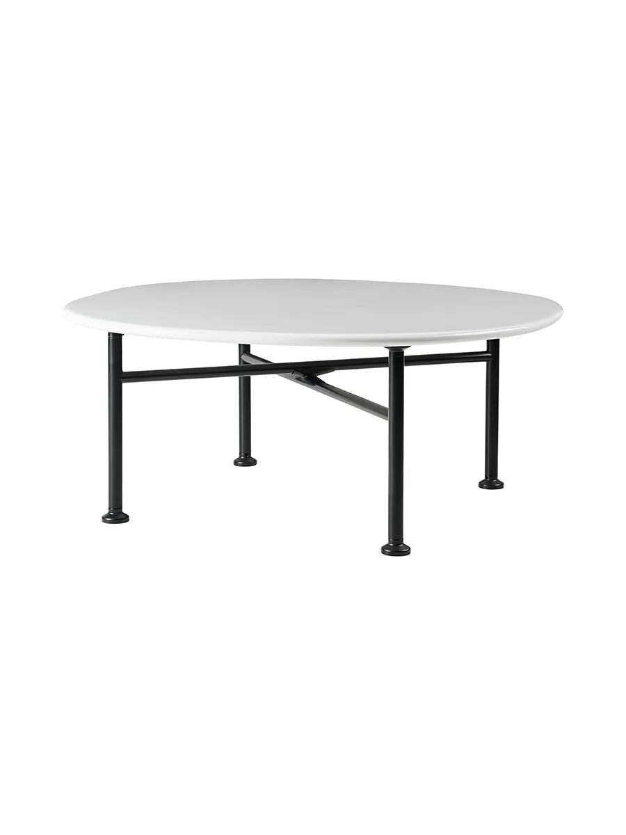 Carmel Coffee Table, clam white i 75 x 75 cm fra Gubi - 1 - Jacobsen Plus
