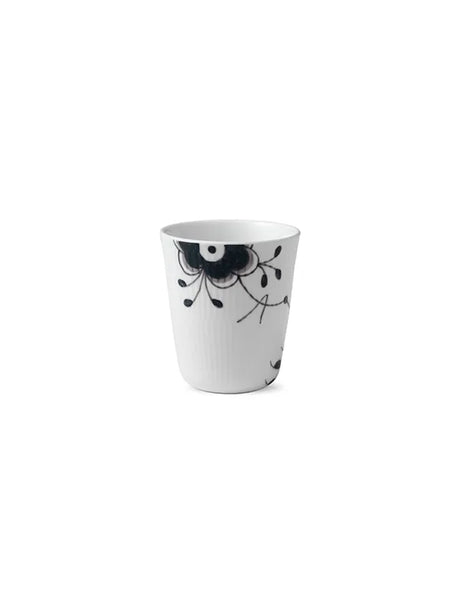 Royal Copenhagen Sort Mega Riflet, termokop 29 cl - 1 - Jacobsen Plus