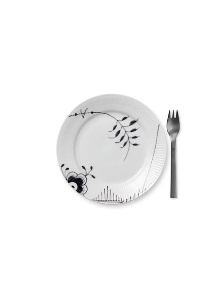 Royal Copenhagen Sort Mega Riflet, tallerken 19 cm - 2 - Jacobsen Plus