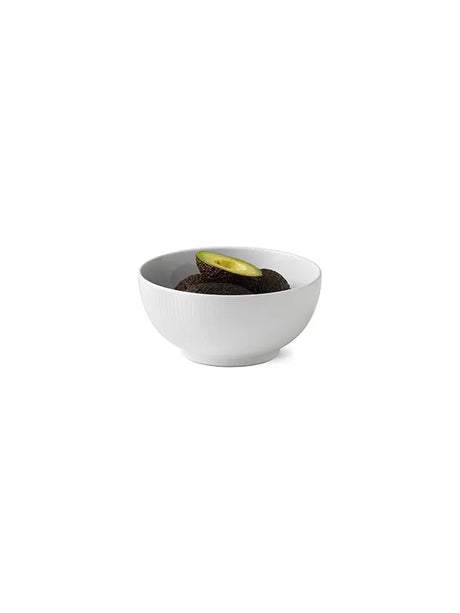 Royal Copenhagen Hvid Riflet, skål 110 cl - 2 - Jacobsen Plus