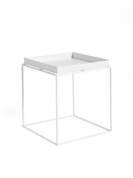 Tray Table Medium 40x40 fra Hay - B40 X D40 X H44 / White - Jacobsen Plus