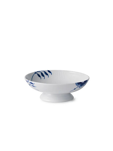 Royal Copenhagen Blå Mega Riflet, skål på fod 17 cm - 2 - Jacobsen Plus