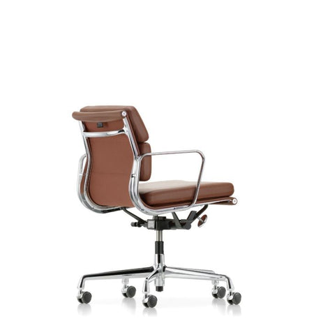 Soft Pad Chair EA 217 Kontorstol, cognac læder/krom stel fra Vitra - 2 - Jacobsen Plus