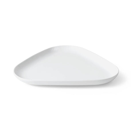 Hvid Riflet fad fra Royal Copenhagen - 2 - Jacobsen Plus