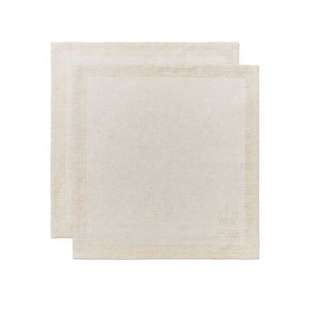 Waves servietter råhvid 45x45 cm 2 stk fra Royal Copenhagen - 1 - Jacobsen Plus