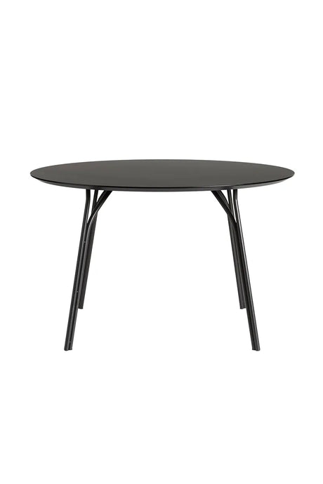Tree Dining Table Round fra Woud - Ø120 cm / Sort-sort - Jacobsen Plus