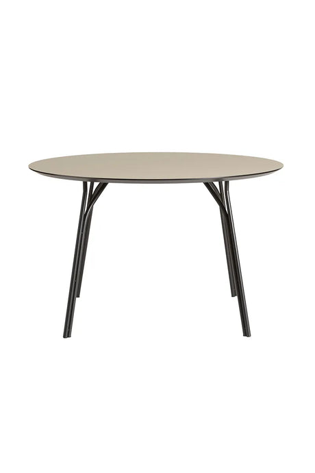 Tree Dining Table Round fra Woud - Ø120 cm / Beige-sort - Jacobsen Plus