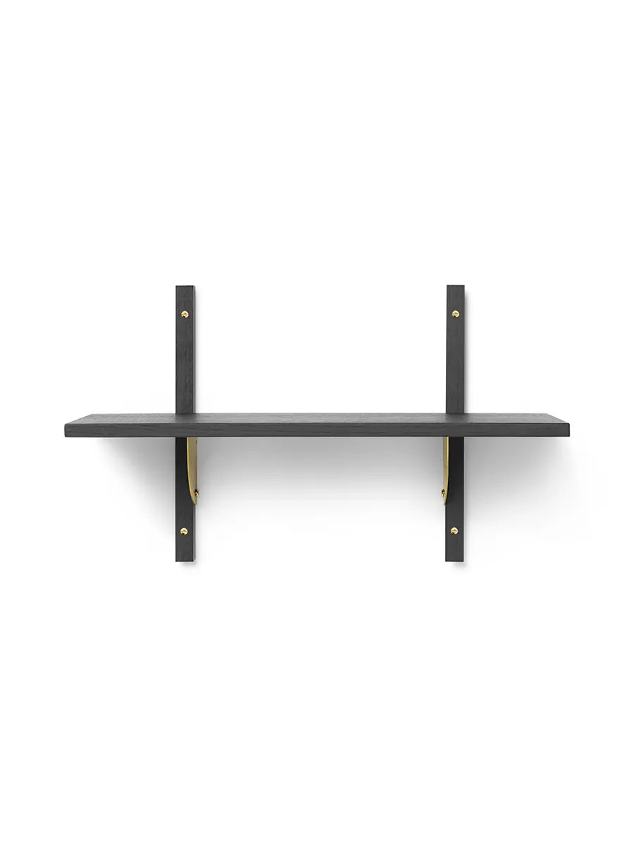 Sector Shelf S/N fra Ferm Living - Sort ask m-messing - Jacobsen Plus