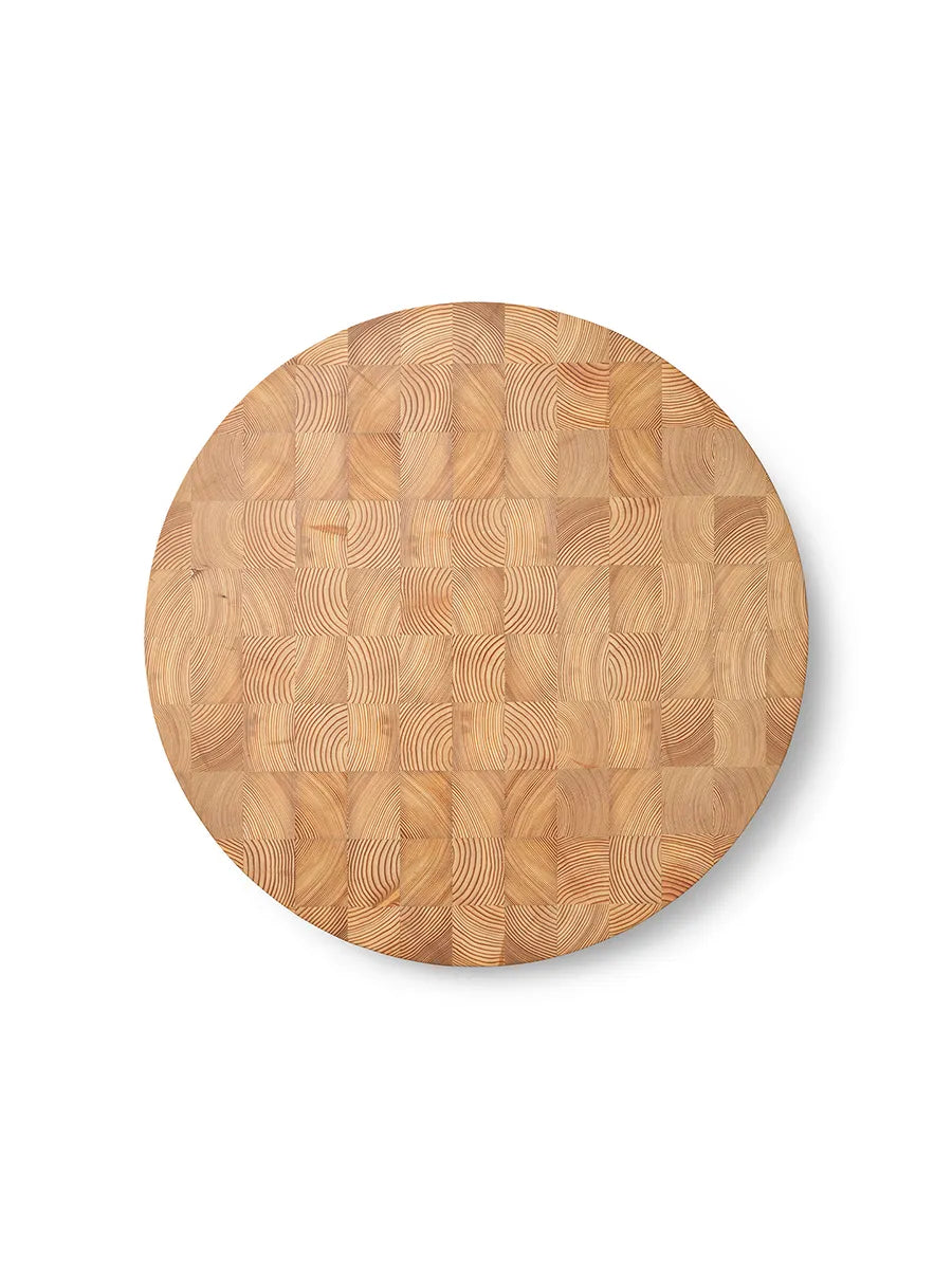 Chess Cutting Board Round fra Ferm Living