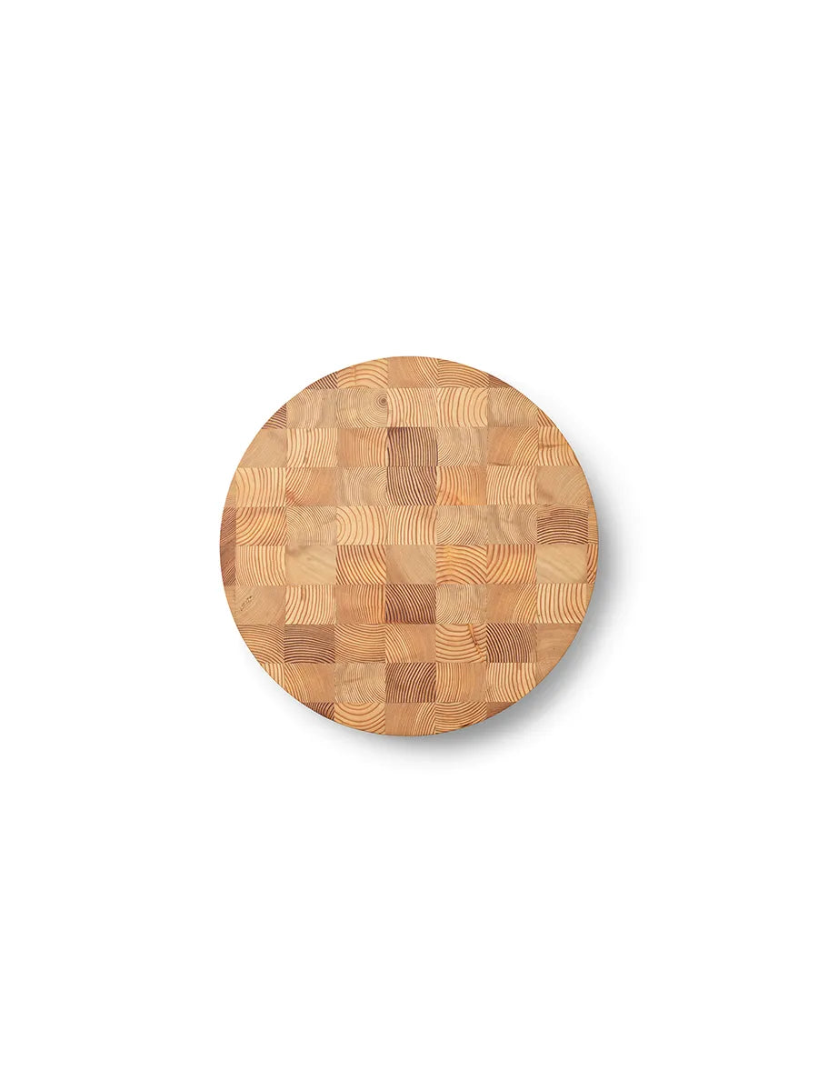 Chess Cutting Board Round fra Ferm Living