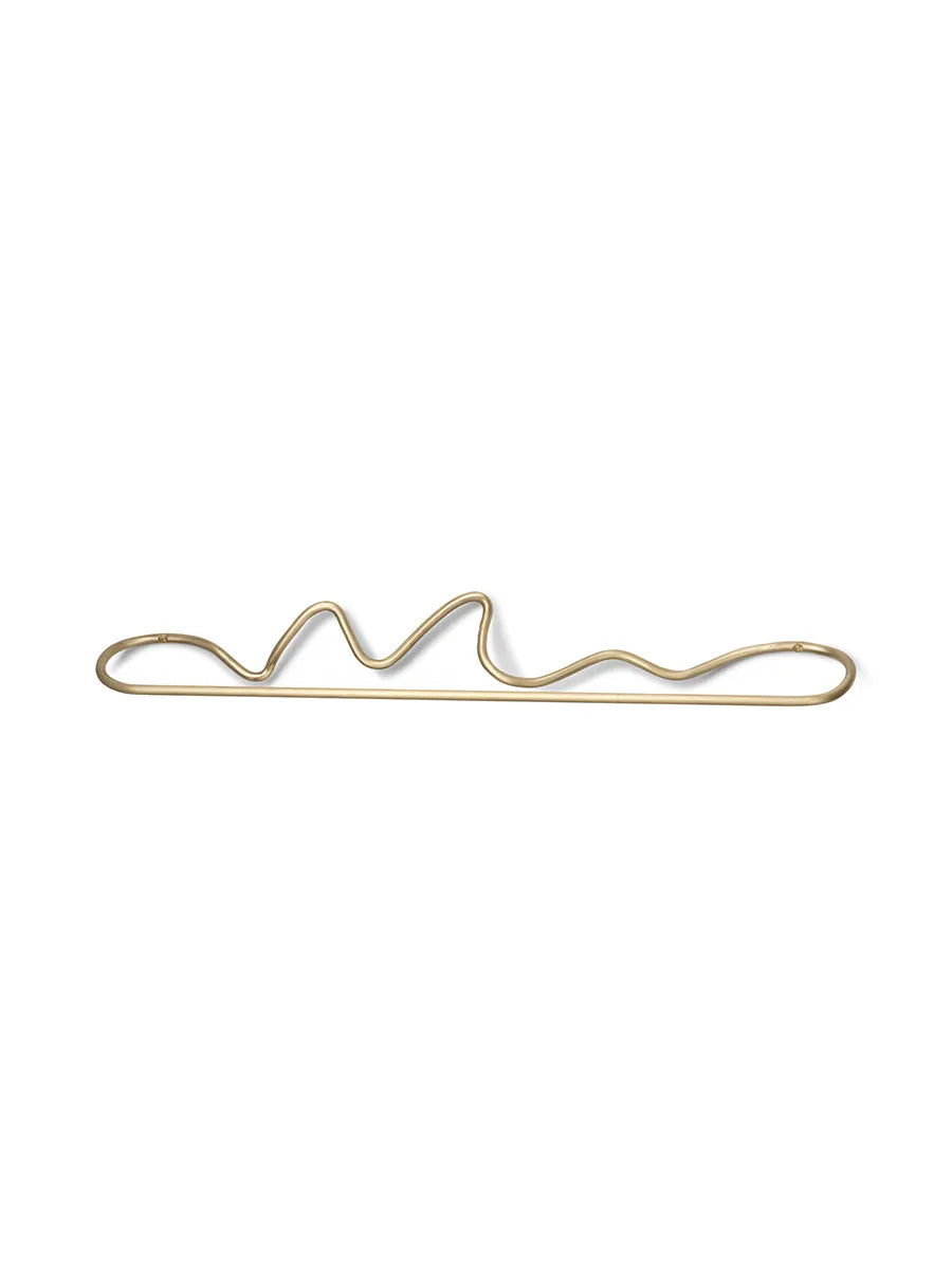 Curvature Towel Hanger fra Ferm Living - Brass - Jacobsen Plus