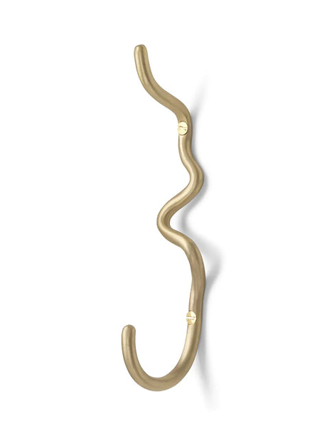 Curvature hook fra Ferm Living - Brass - Jacobsen Plus