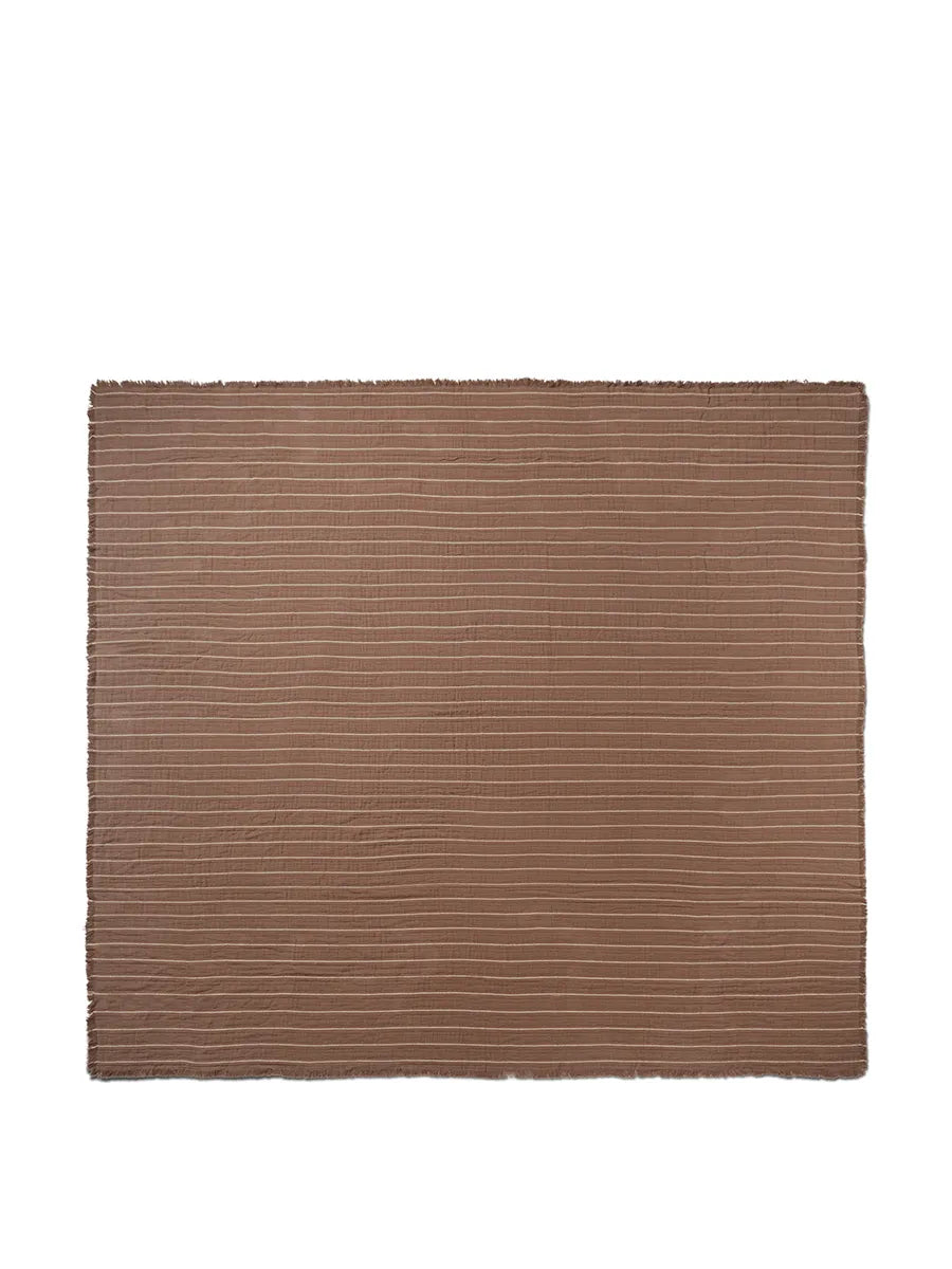 Aires Bedspread, double fra Ferm Living - Stone - Jacobsen Plus