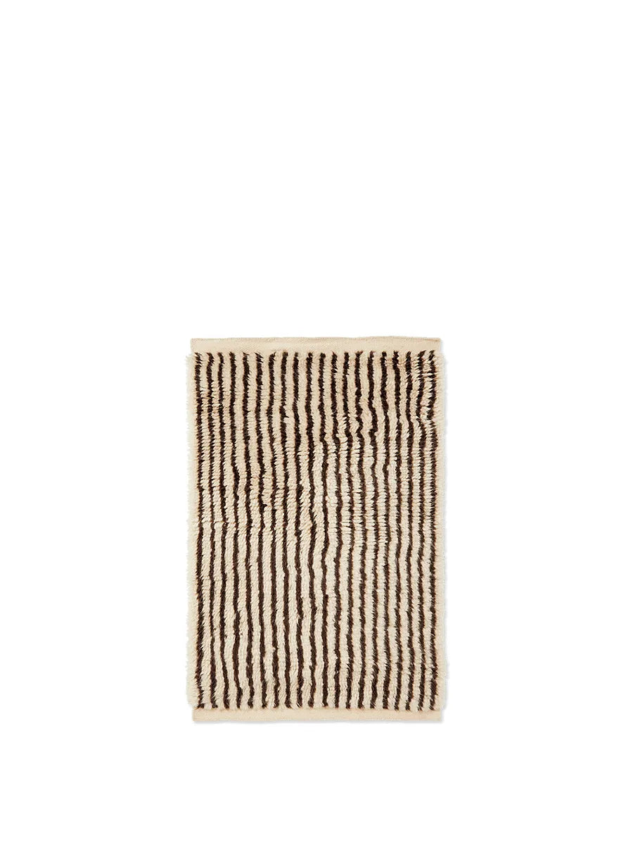 Kami Knotted Rug, coffee fra Ferm Living - 80 x 120 cm - Jacobsen Plus