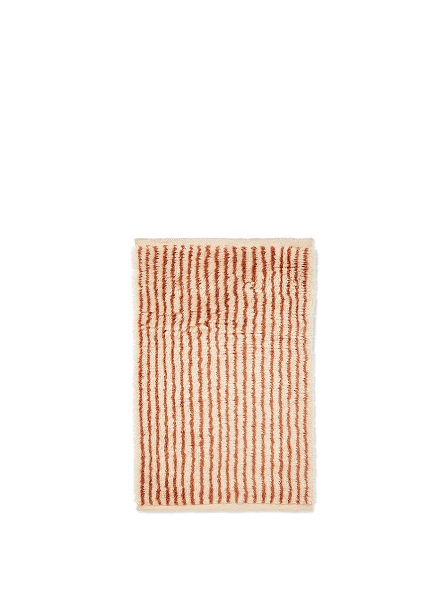 Kami Knotted Rug, red brown fra Ferm Living - 4 - Jacobsen Plus