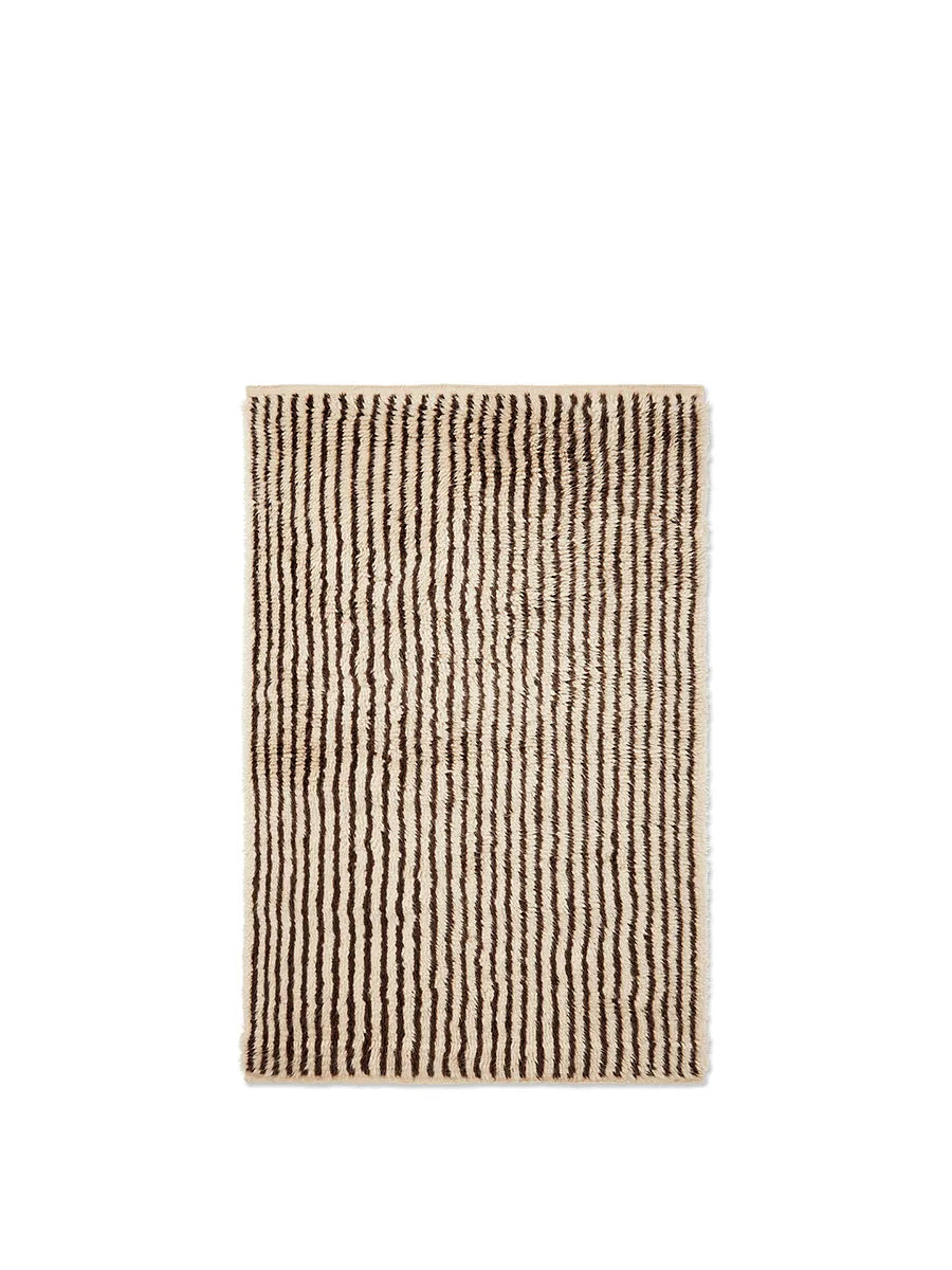 Kami Knotted Rug, coffee fra Ferm Living - 120 x 180 cm - Jacobsen Plus