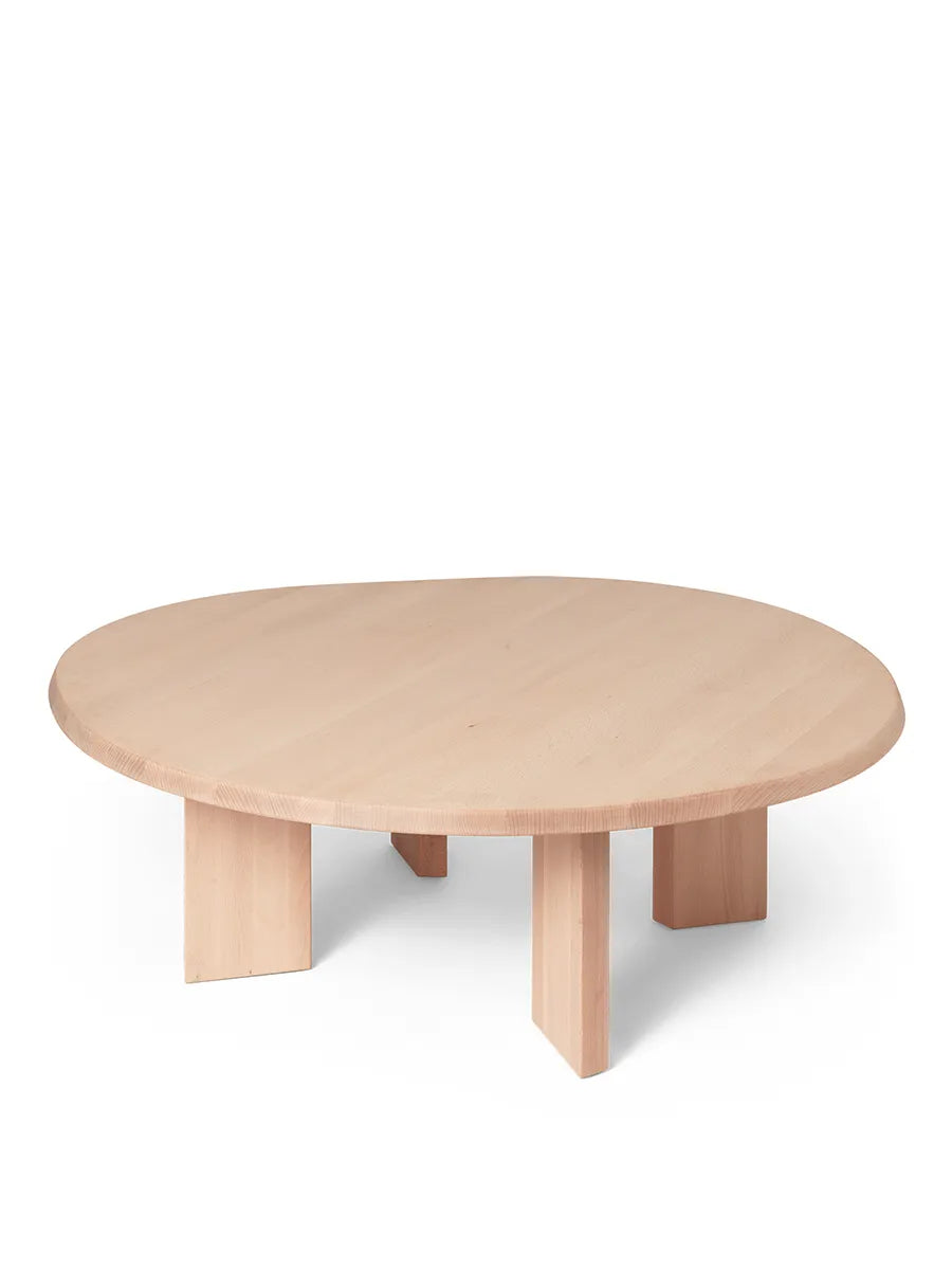Tarn Coffee Table fra Ferm Living - White Oiled - Jacobsen Plus