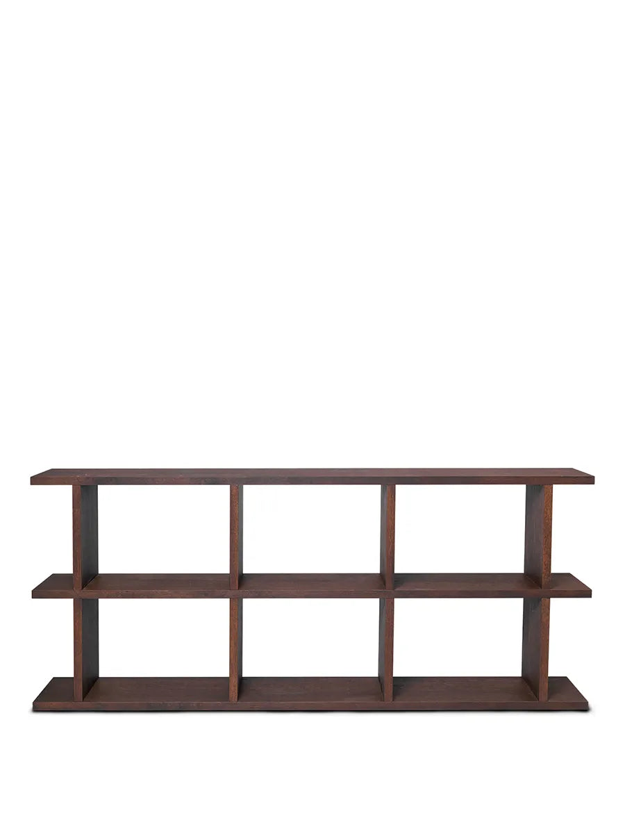 Kona Bookcase, 3x2 fra Ferm Living - Dark stained oak - Jacobsen Plus