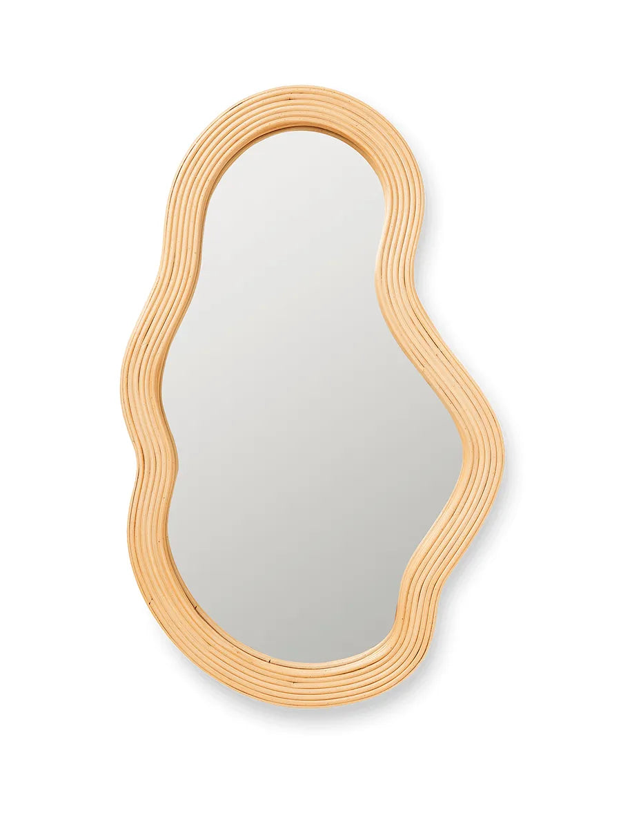 Pond Mirror Medium, rattan fra Ferm Living - 1 - Jacobsen Plus