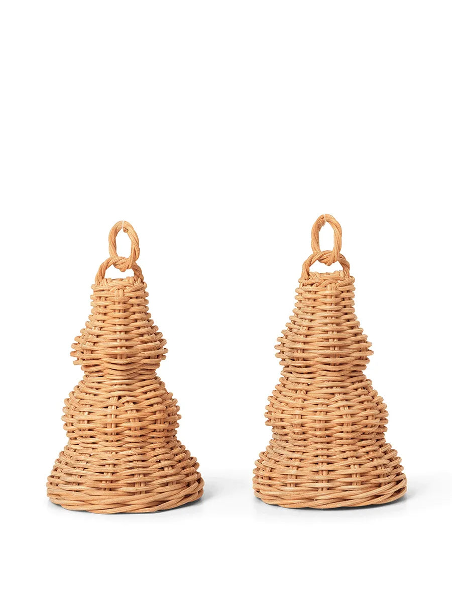 Braided Bell Baubles, sæt á 2 stk. fra Ferm Living - 1 - Jacobsen Plus