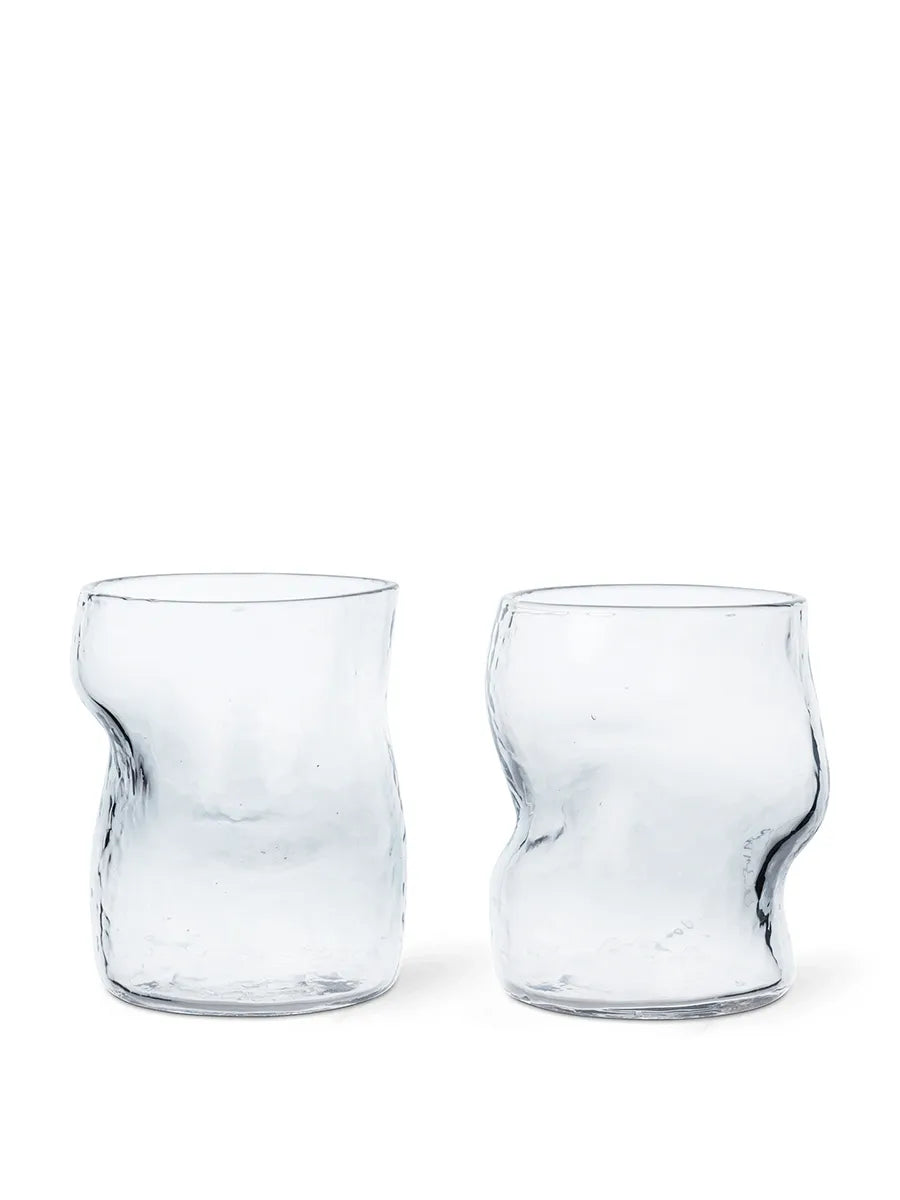 Dimple Glass, set of 2 fra Ferm Living - 1 - Jacobsen Plus