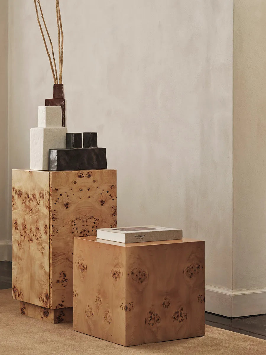 Burl Cube Side Table fra Ferm Living - 3 - Jacobsen Plus