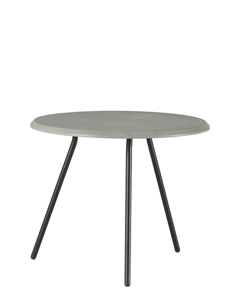 Soround Coffee Table, Ø 60 cm fra Woud - Concrete top / H 49 cm - Jacobsen Plus