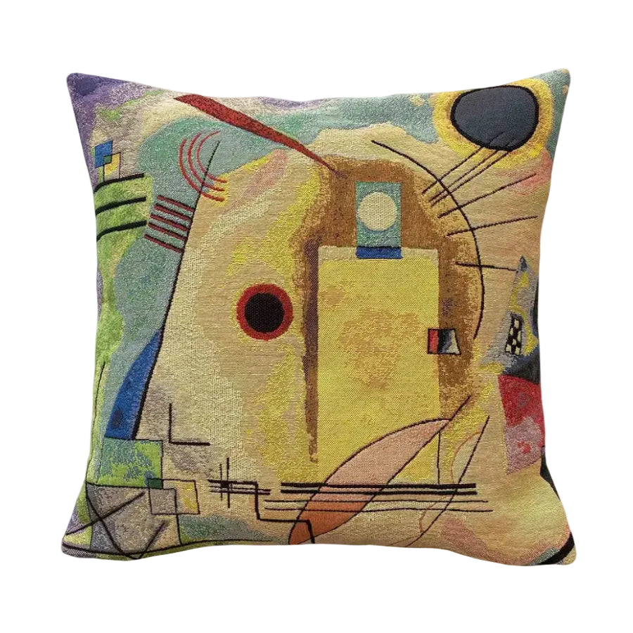 Kandinsky Jaune-Rouge-Bleu Extrait 2 pude fra Poulin Design - 1 - Jacobsen Plus
