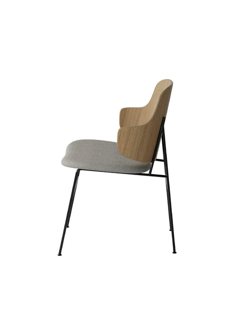 The Penguin Dining Chair, polstret fra Audo Copenhagen - Natural Oak / Re-wool 218 - Jacobsen Plus