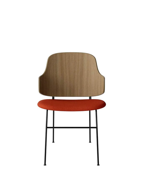 The Penguin Dining Chair, polstret fra Audo Copenhagen - Natural Oak / Hallingdal 600 - Jacobsen Plus