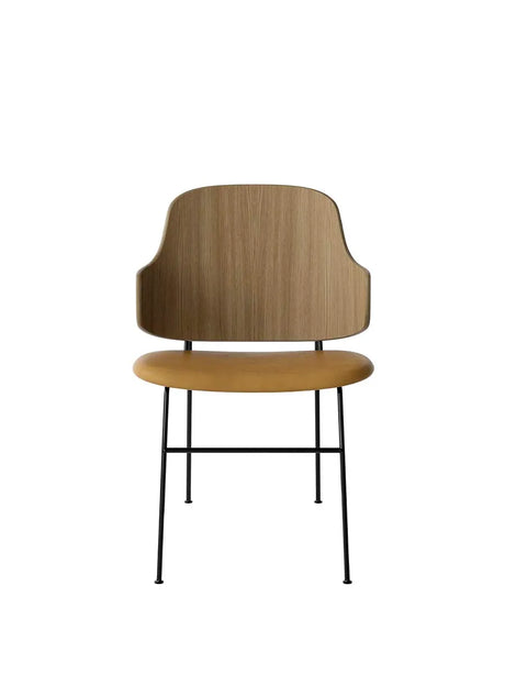The Penguin Dining Chair, Læder fra Audo Copenhagen - Natural Oak / Dakar 0250 - Jacobsen Plus