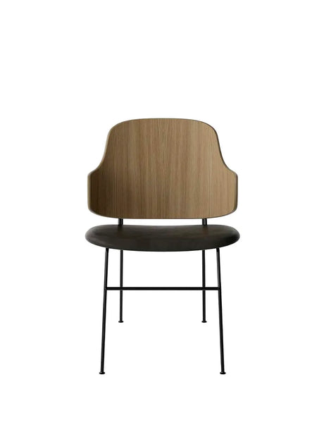 The Penguin Dining Chair, Læder fra Audo Copenhagen - Natural Oak / Dakar 0842 - Jacobsen Plus