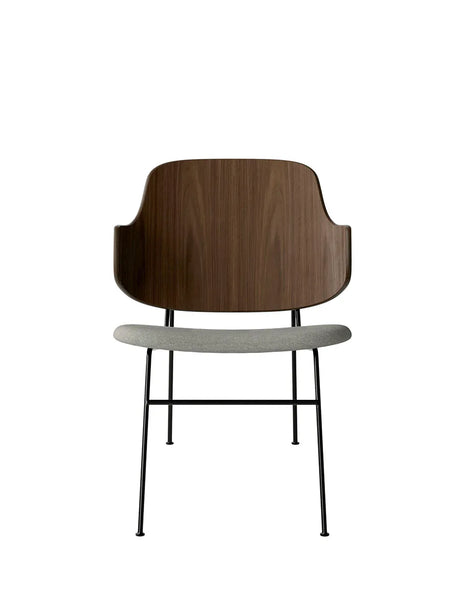 The Penguin Lounge Chair, Polstret fra Audo Copenhagen - Walnut / Re-wool 218 - Jacobsen Plus