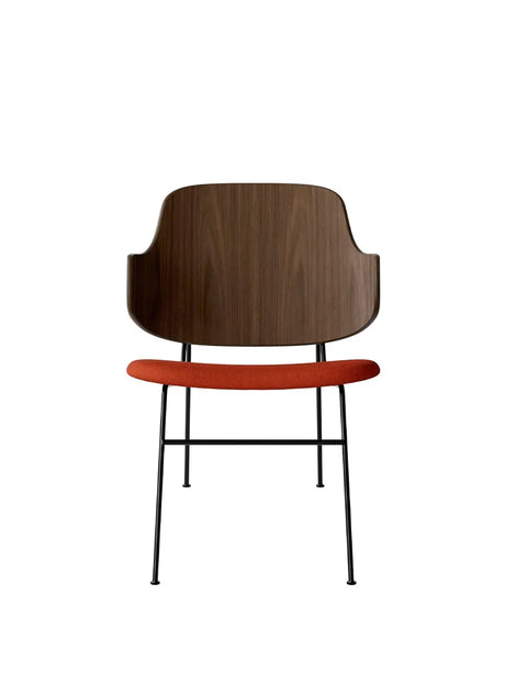 The Penguin Lounge Chair, Polstret fra Audo Copenhagen - Walnut / Hallingdal 600 - Jacobsen Plus