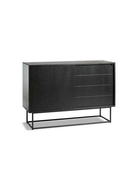 Virka High Sideboard fra Woud - Sort-sort - Jacobsen Plus