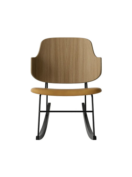 The Penguin Rocking Chair, eg natur/dakar læder fra Audo Copenhagen - 2 - Jacobsen Plus