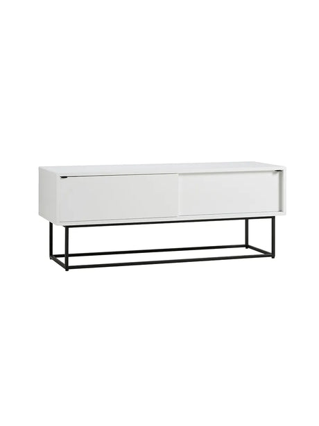 Virka Low Sideboard fra Woud - Hvid-hvid - Jacobsen Plus