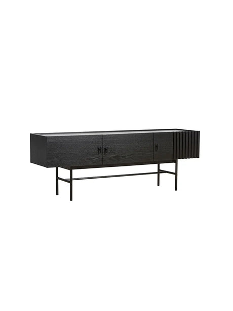 Array Low Sideboard fra Woud - Sort - Jacobsen Plus