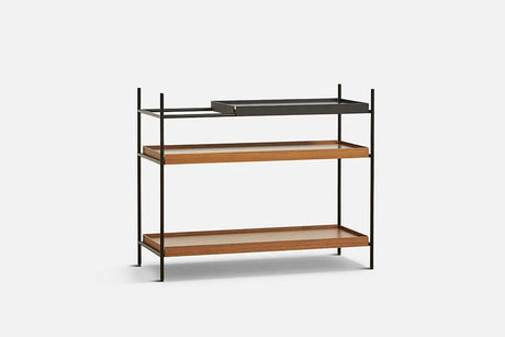 Tray Shelf, lav fra Woud - Black: 1 short - Walnut: 2 wide - Jacobsen Plus