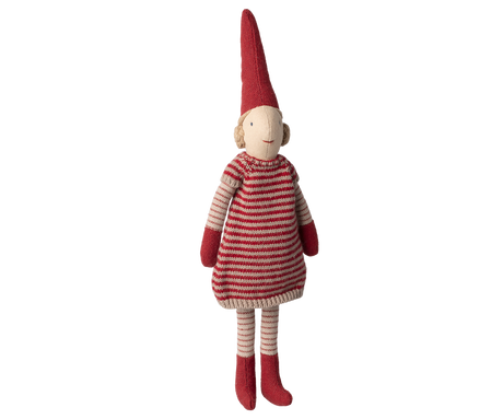 Pixy, Size 1 Girl - Knitted Dress Nissepige med strik kjole  og magnet fra Maileg - 1 - Jacobsen Plus