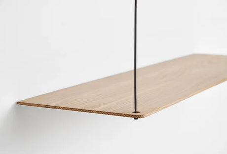 Stedge Shelf, 80 cm fra Woud - Hvidpigmenteret / 1 hylde (add-on) - Jacobsen Plus