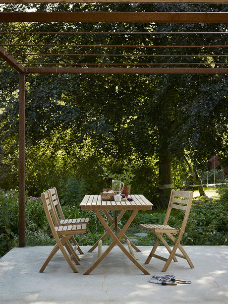 Skagerak Selandia Sæt, 4 stole og bord 147 fra Fritz Hansen - 2 - Jacobsen Plus