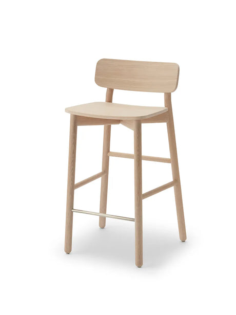 Skagerak Hven Barstol fra Fritz Hansen - Hvidolieret eg - Jacobsen Plus