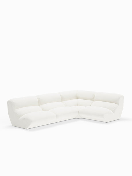 Hi Lo Modular Sofa, Configuration E fra &Tradition - Grain 61229 - Jacobsen Plus