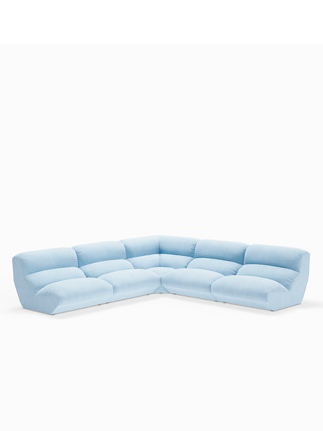 Hi Lo Modular Sofa, Configuration G fra &Tradition - Gentle 0733 - Jacobsen Plus